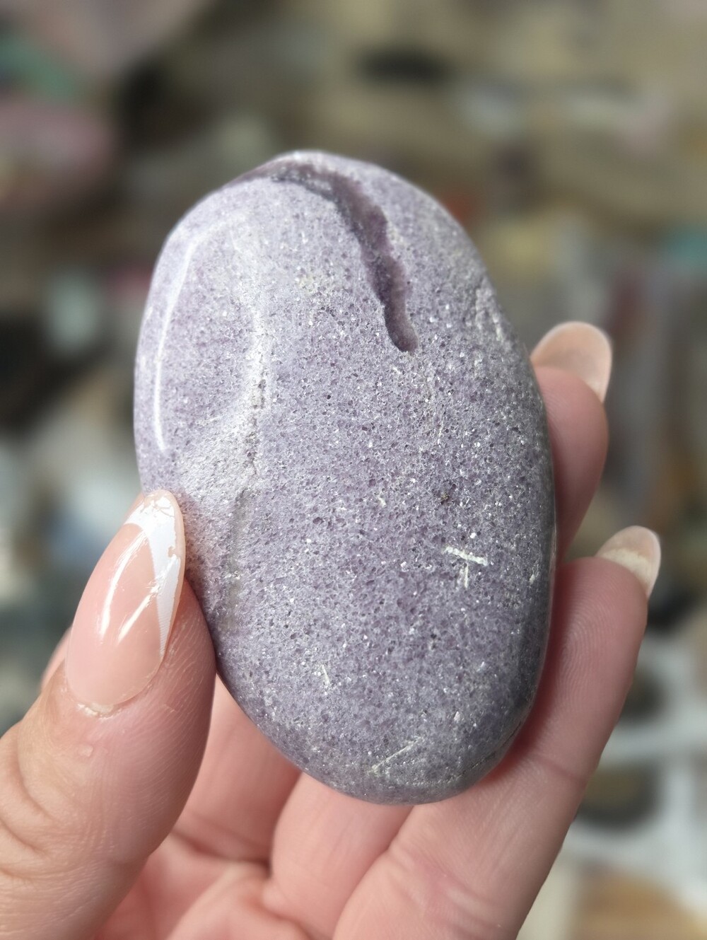 Lepidolite Palmstone